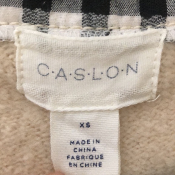 Caslon layered checkered print sweater - Picture 2 of 3